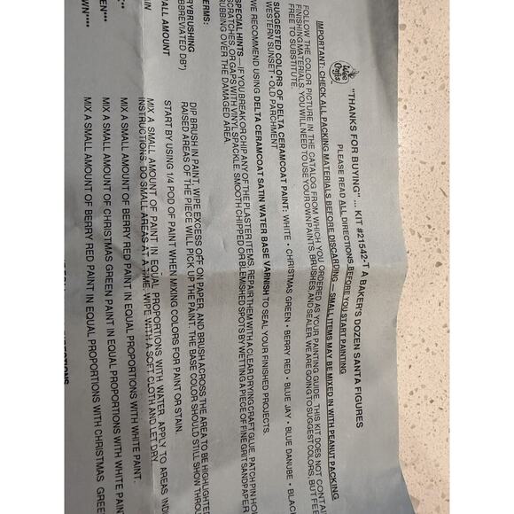 Wee Crafts Baker's Dozen Ready to‎ Paint Santa Ceramic Christmas Figurines - Picture 9 of 16